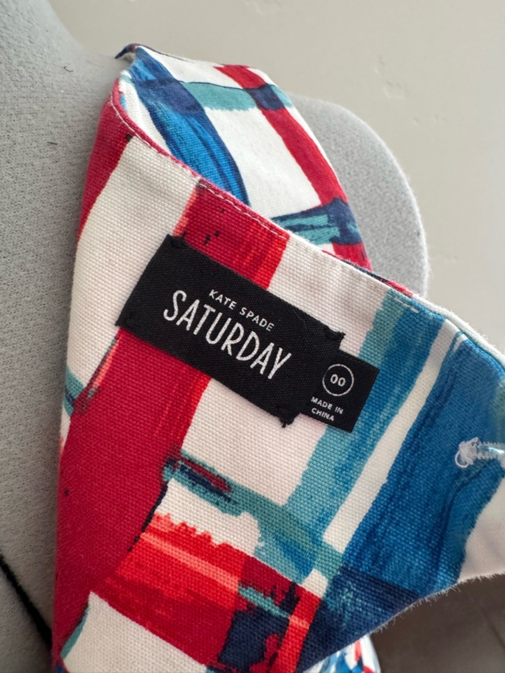 Kate Spade Saturday red white and blue shift dress - Picture 7 of 8